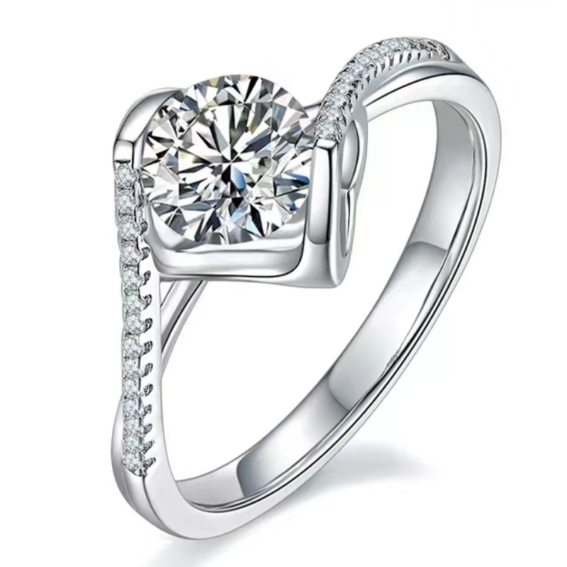 Sẵn sàng vận chuyển S925/18K/14K/10K với Moissanite