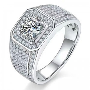 Đính hôn S925/18K/14K/10K với moissanite/kim cương thực